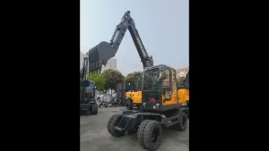 Компактный колесный экскаватор ST609W